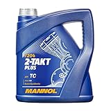 MANNOL Motorenöl 2-Takt Plus API TC, 4 Liter